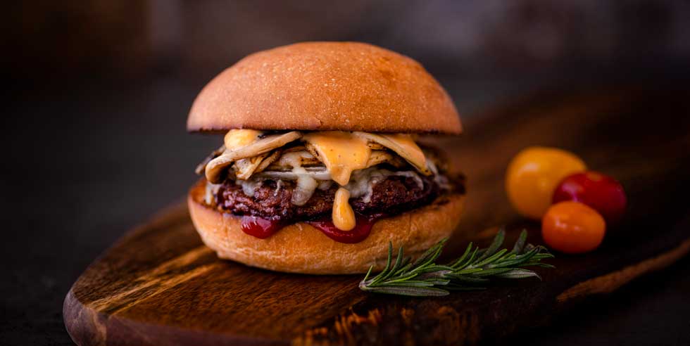 Hamburger in Royal Pizza Menu